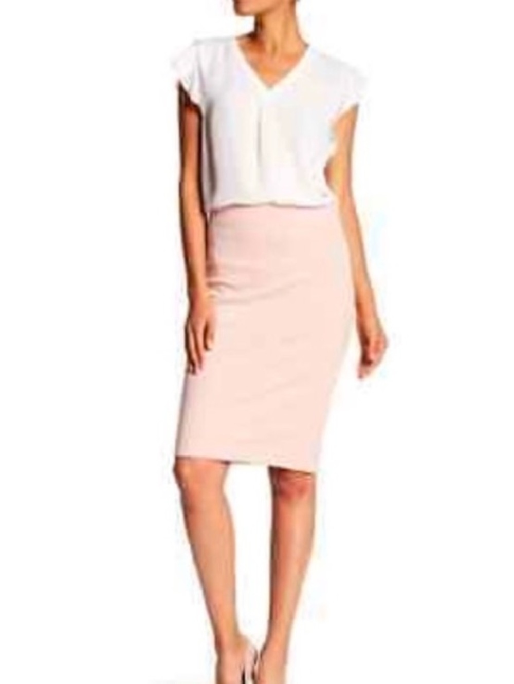 philosophy Midi Skirt in Pink Size 2 Like New